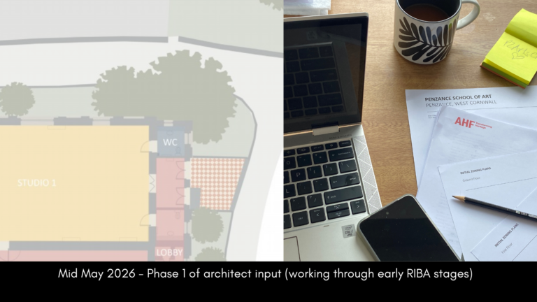 Our Story May 2026 - Phase one of work with architect