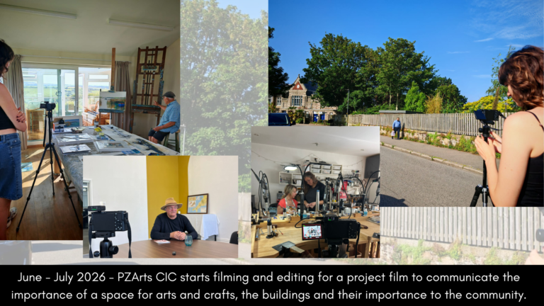 Our Story June July - Filming and editing a piece all about the project and the buildings