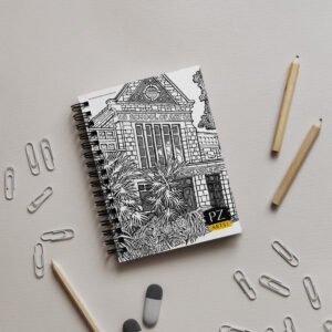 km building notebook mockup 